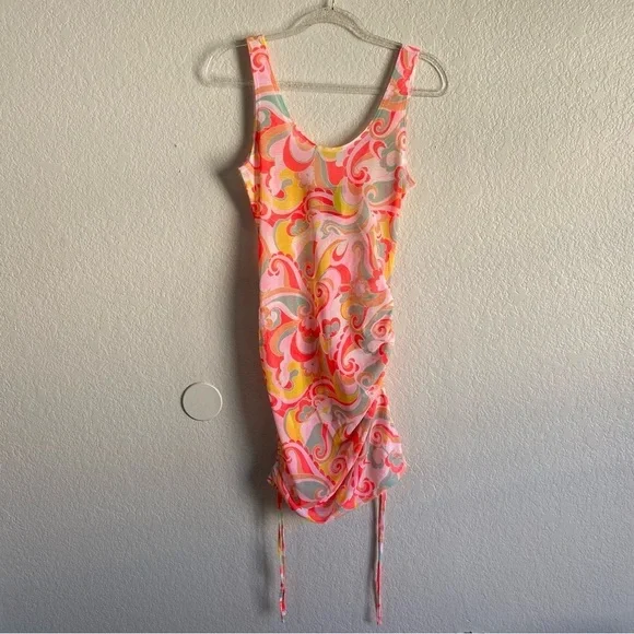 70s Floral Retro Coverup