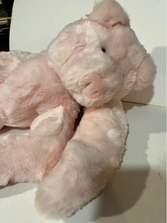 Bula Bear Friends Large Hugging Stick On Pig Plush Pink Soft Toy 17”