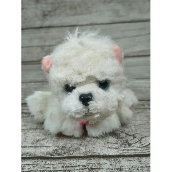 1993 Tyco DSI Puppy Puppy Puppies White Maltese Plush