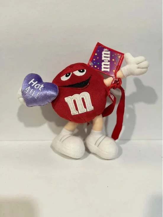 M&M's Red Hot 4 U Love Valentine M&M Plush  Heart 7