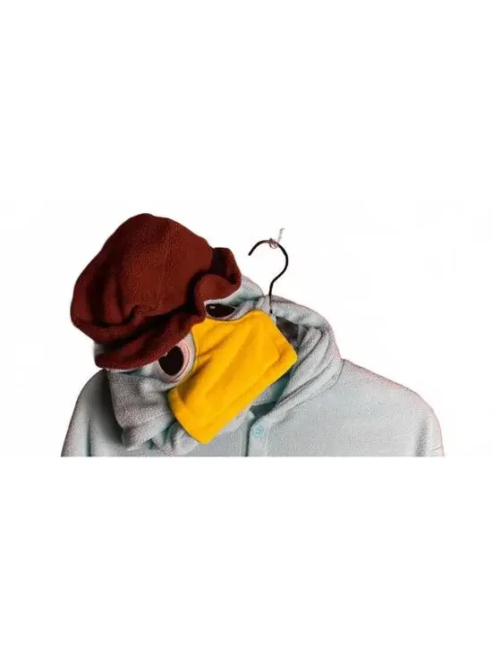 Hututu Perry the Platypus Plush Costume Hoodie Size Large