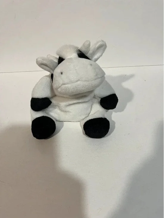 Molly Cow White Black Plush toy Soft Cuddle Stuffed Animal