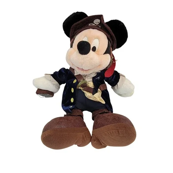 Disney Mickey Mouse Pirate Plush Stuffed Animal Disneyland‎ Resort Collection