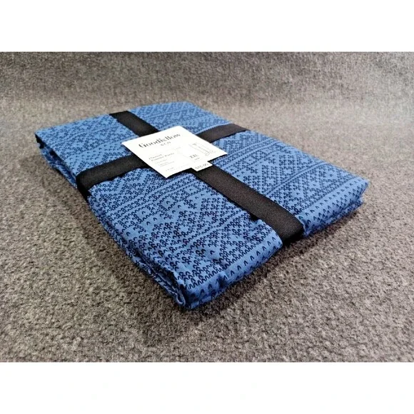 Goodfellow Mens Sleep Pants Pajama Lounge Wear Blue Flannel Holiday Size XXL