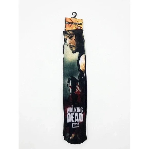 The Walking Dead Walker Socks 1 Pair One Size Fits Most AMC(2015)Daryl Dixon NWT