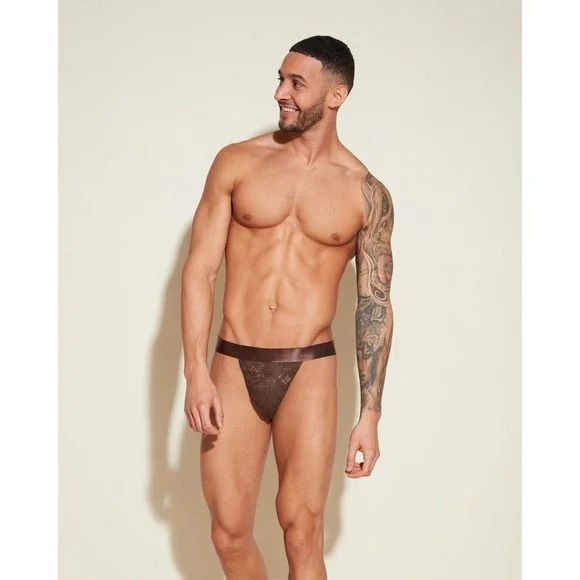 Cosabella Lace Jock Strap Men Never Say Never uno Luxury Underwear XL