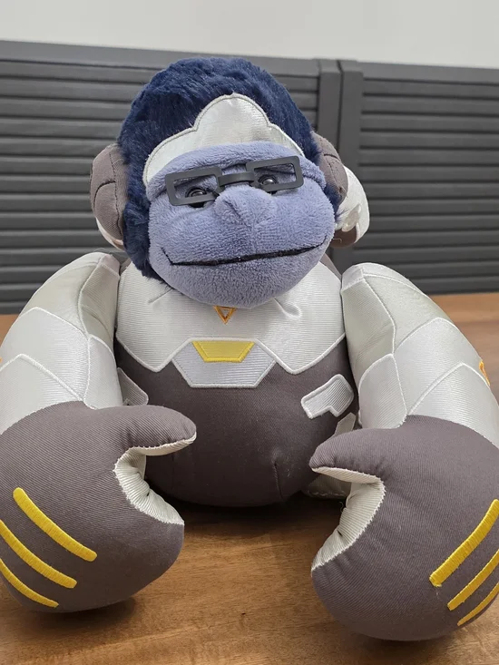 Authentic 2016 Overwatch Lil' Winston Plush - Rare Collectible (Great Condition)