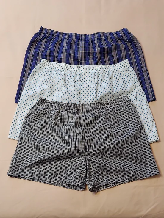 New York Jockey Club Plaid and Print Boxer Shorts Bundle