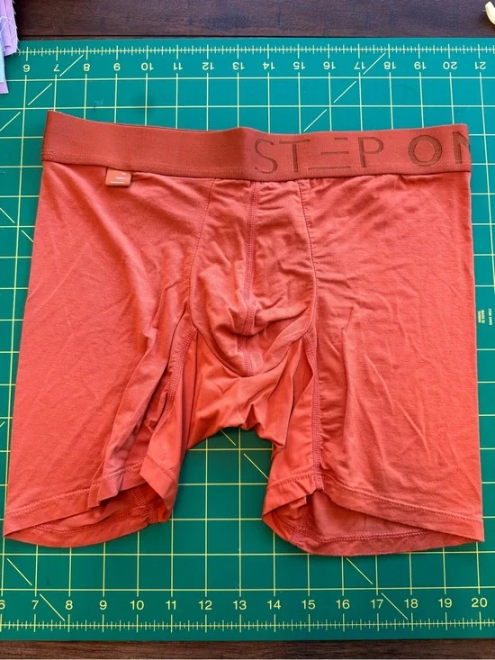 Step One Men's Performance Boxer Briefs - Rust Red