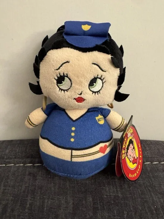 New Betty Boop Police Officer Plush 2017 Kellytoy B40