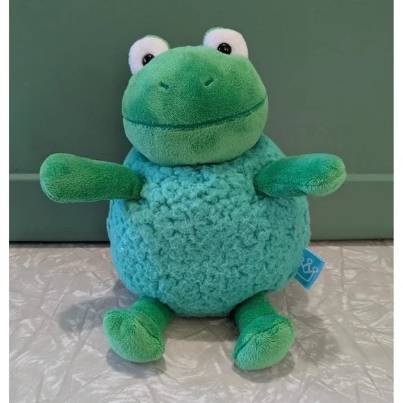 Manhattan‎ Toy Green Frog Rattle Plush 2020 Baby Toy