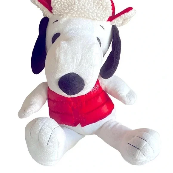 Peanuts Snoopy Stuffed Animal Macys Christmas Holiday 2015