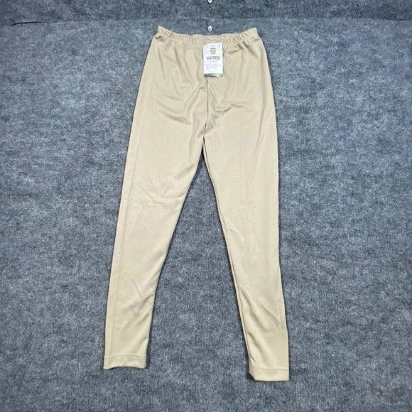United Join Forces Men Sand Tan Thermal Pants Base‎ Layer Leggings Medium USA