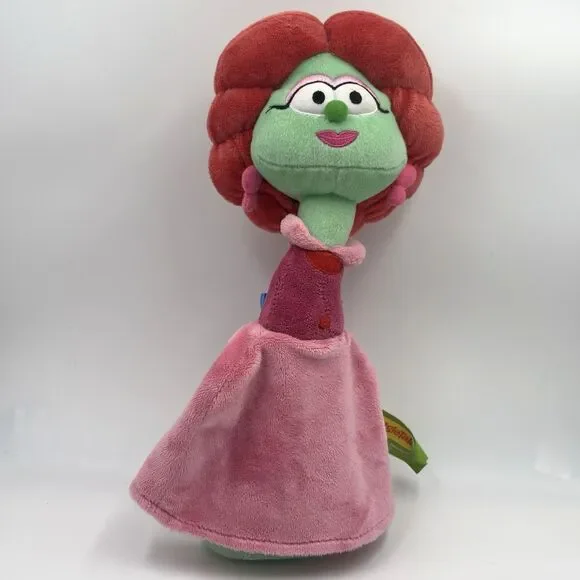 VeggieTales Sweetpea Beauty Petunia Rhubarb Gund Big Idea Plush Stuffed Toy 2012