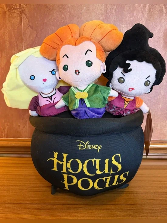 Disney Hocus Pocus Sanderson Sisters Cauldron Plush Greeter Large 17