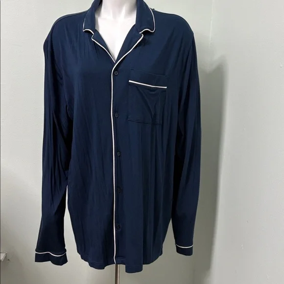 TOMMY JOHN Lounge Long Sleeve Pajama Shirt Size Medium