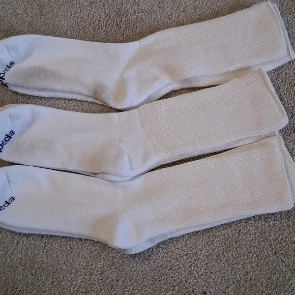 Medipeds Non-binding, Compession Crew Socks, Large