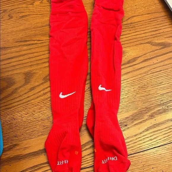 Nike Kids Red Crew Socks