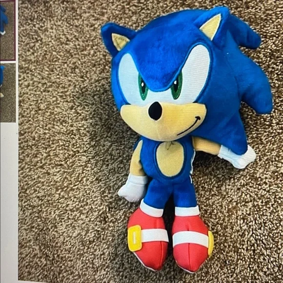 Sonic the Hedgehog plush doll 12”