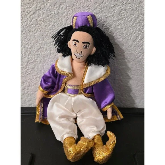 Vintage 1992 Disney Store Aladdin Movie Bean Bag Plush Doll