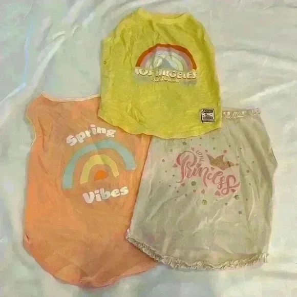 THREE Bundle Dog T-Shirts