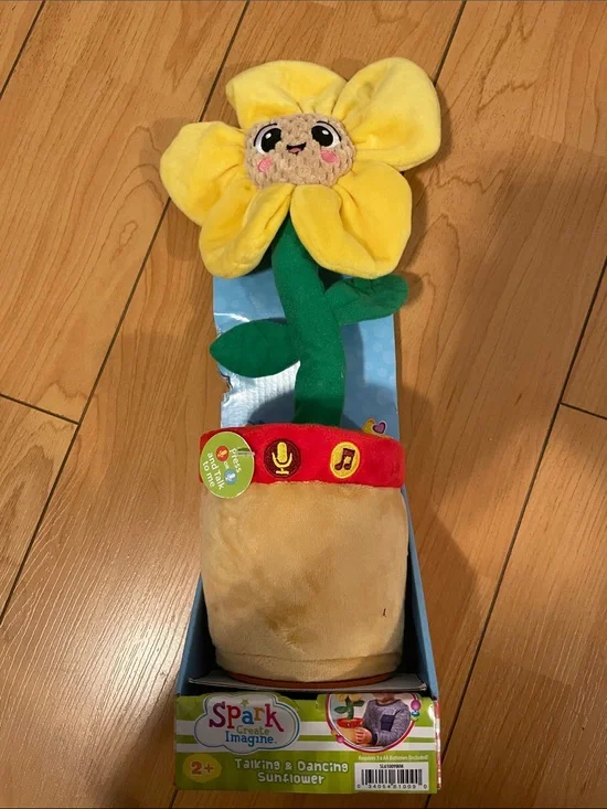 Yellow Talking Sunflower Plush