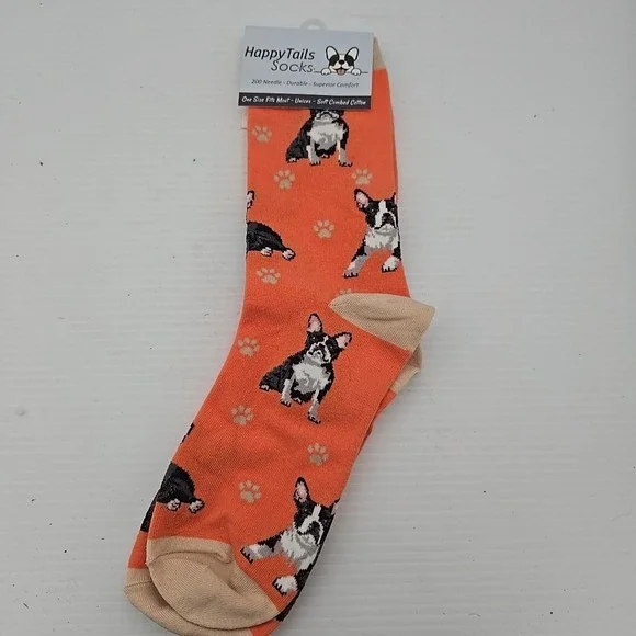 E‎ and S Socks Pets Unisex Novelty Boston Terrier