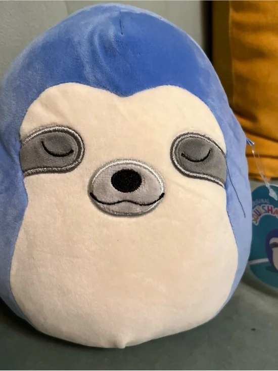 Squishmallows Blue and Cream Pablito Sloth 8” Plush