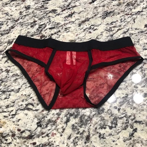 Rare vintage Mens sexy mesh sport brief
