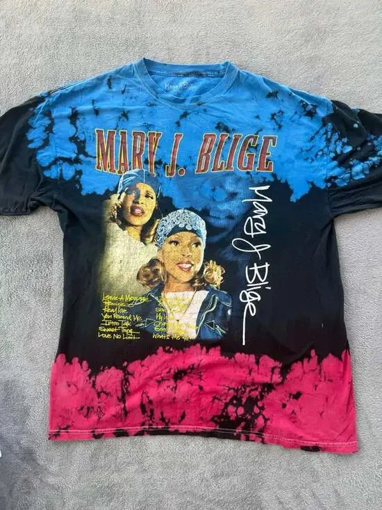 Mary J. Blige Tie-Dye Short Sleeve T-Shirt