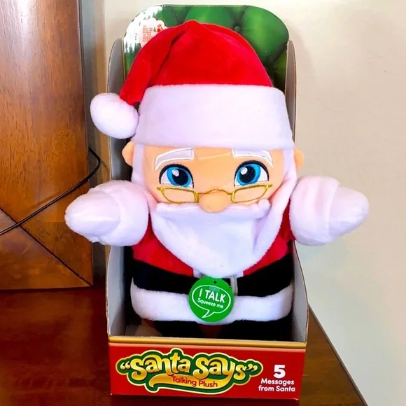 The Elf on the shelf Santa Says Talking Plush 5 message from Santa