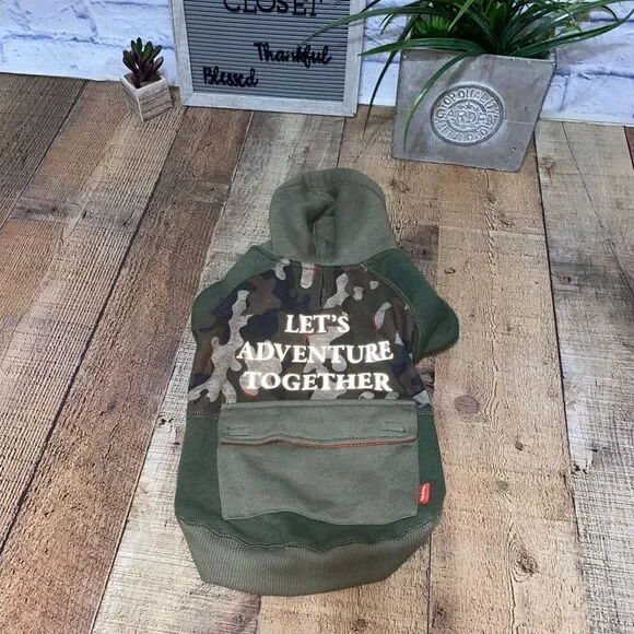 Reddy Dog Pet Camo Hoodie Pocket 