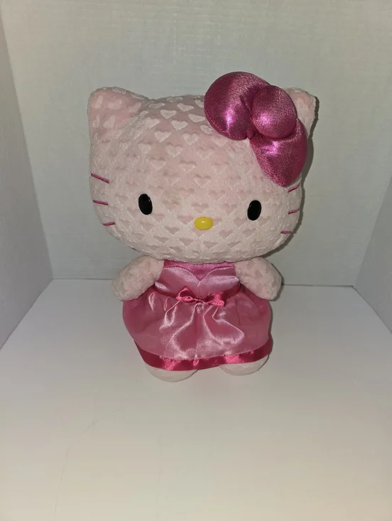 Sanrio Hello Kitty Plush in Light and Hot Pink