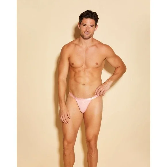 Cosabella Men's jaipur Lace Thong Sexy Sheer Italian Designer Underwear Size XL