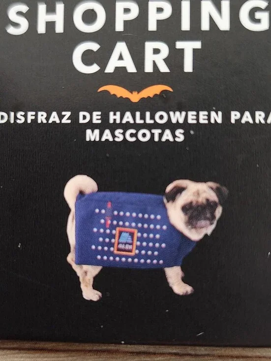 Aldi Shopping Cart Pet Costume Size S