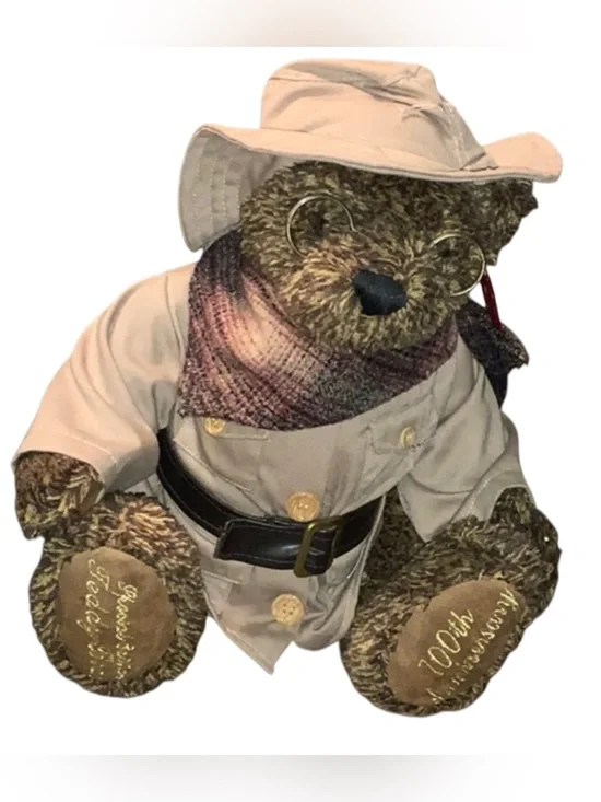 Dan Dee Talking Teddy Bear 100th Anniversary Special Edition 1902-2002 Works