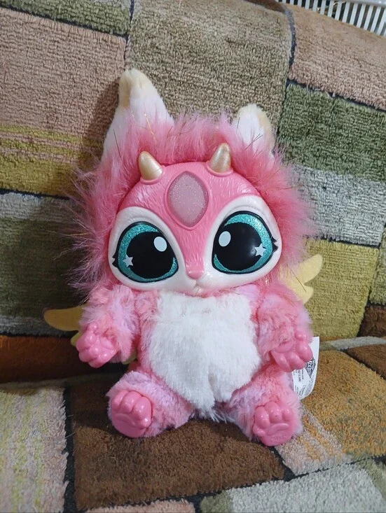Magic Mixies Pink Magical Misting Interactive 8” Pink PlushLight Sound Work