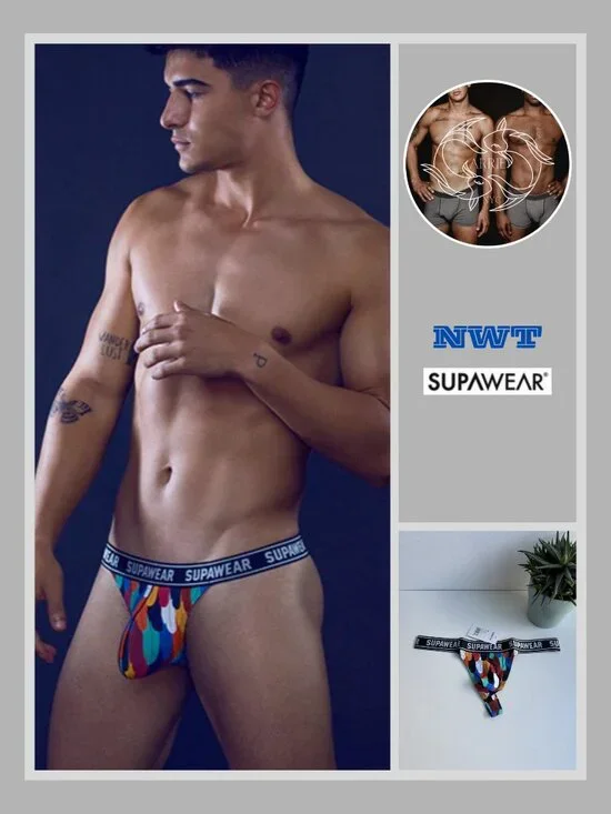 Supawear - POW Thong - Rooster (Multi) (M)