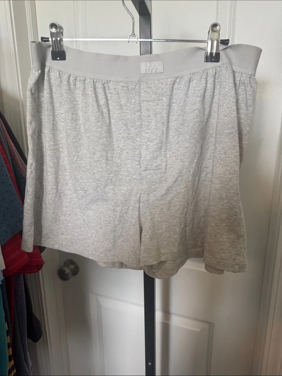 SKIMS Men's Light Gray Boxer Briefs