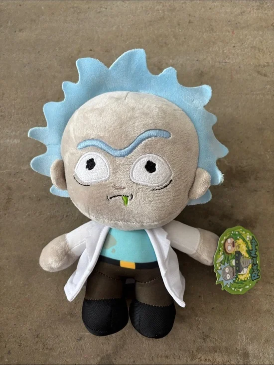 New Rick and Morty Plush Stuffed Rick Sanchez Toy Jazwares Cartoon Network 8