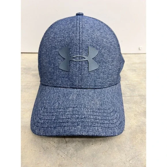 Under Armour Classic Fit Hat Mens XL Heather Blue Cool Switch Golf Training Cap