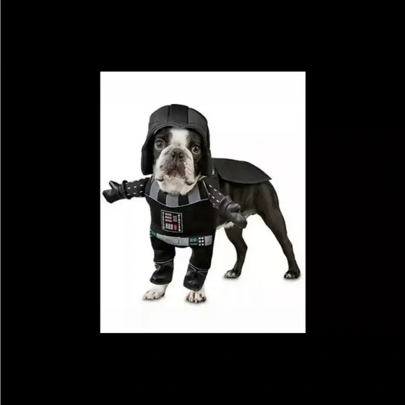 Darth Vader Pet Costume with sounds. Size Medium. (No hat or Cape)