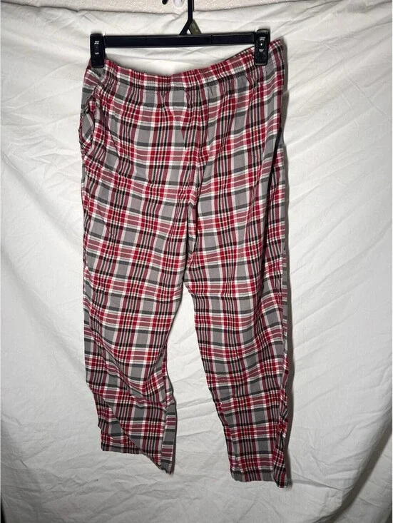 Nautica Sleepwear Red Flannel Pajama Pants Size Medium
