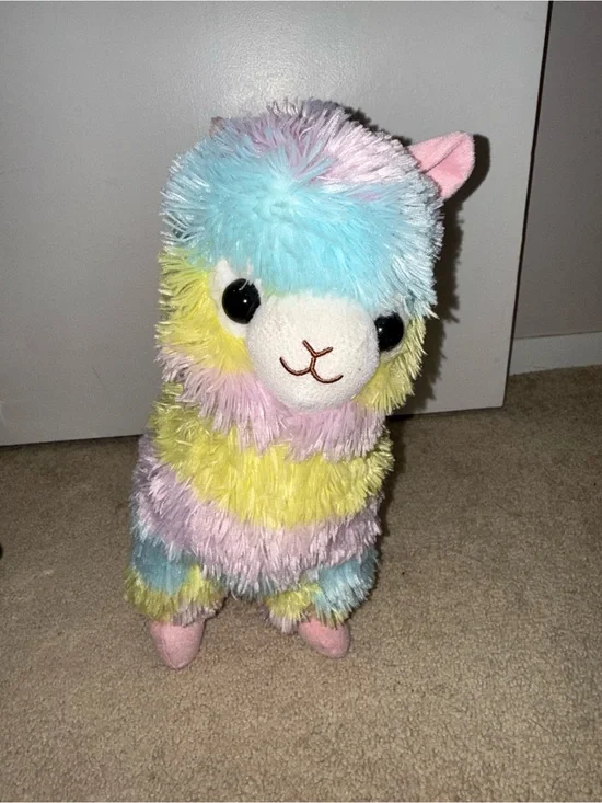 Amuse Alpacasso Rainbow Plush