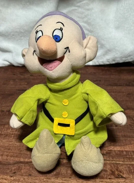 Walt Disney Vintage Dopey Plush - Snow White And Seven Dwarfs 15”