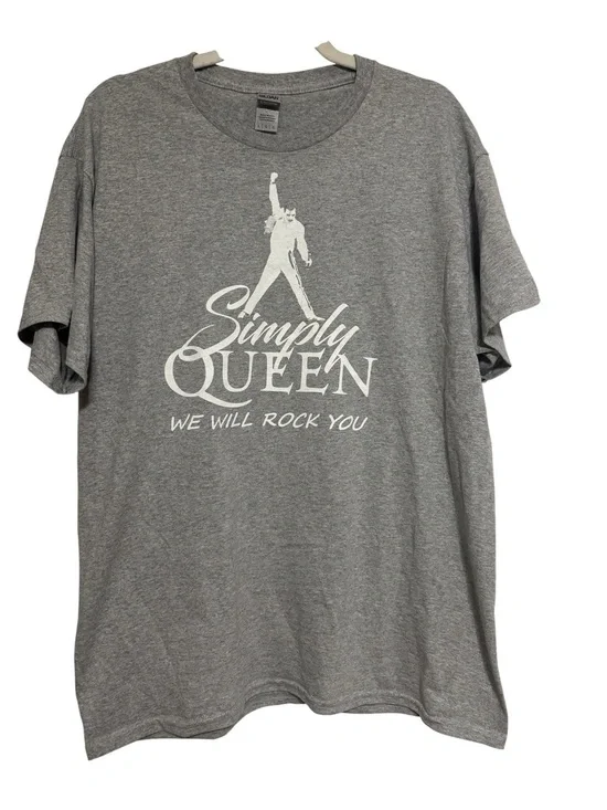 Simply QUEEN Grey Freddie Mercury Wembley Silhouette “We Will Rock You