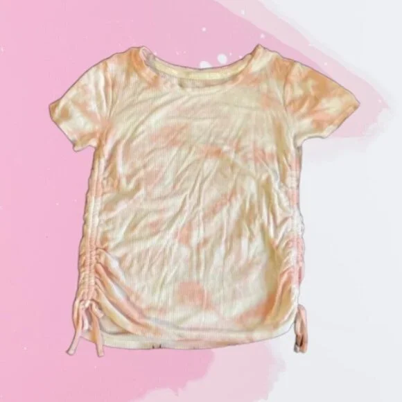 Justice Tie Dye Short Sleeve Top