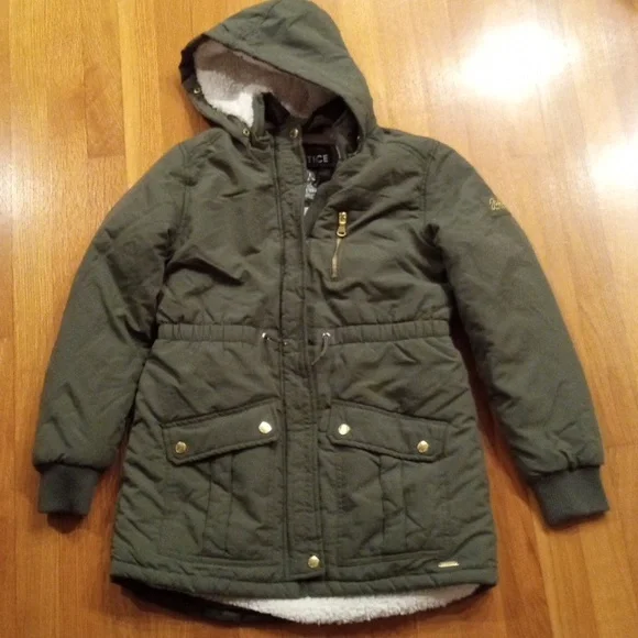 Like New Girls Justice Winter Coat Large 12/14