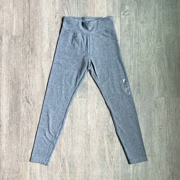 NWOT Justice Full Length Leggings Dark Grey S (7/8)