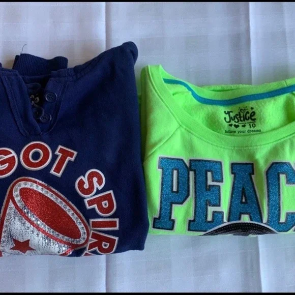 Justice Sweatshirt‎ Bundle Size 10